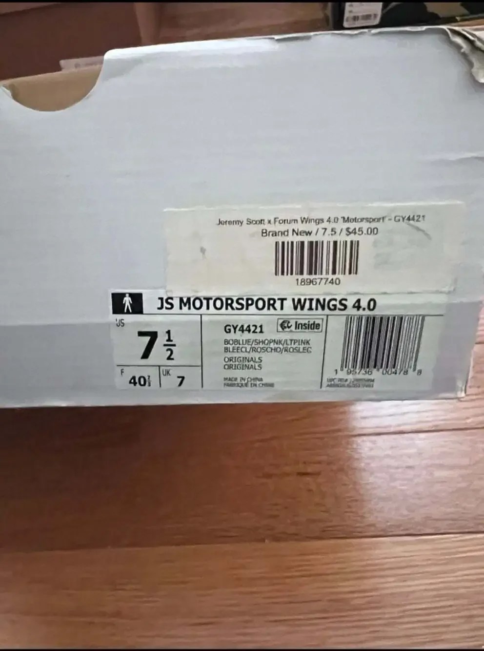 Adidas Jeremy Scott x Forum Wings 4.0 Motorsport GY4421